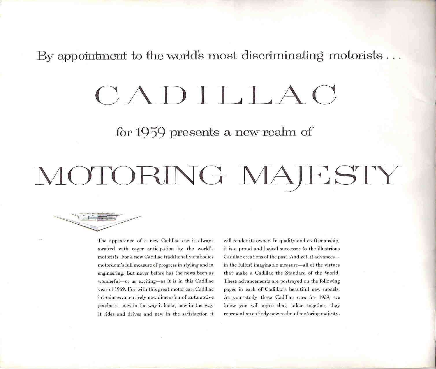1959 Cadillac Brochure Page 3